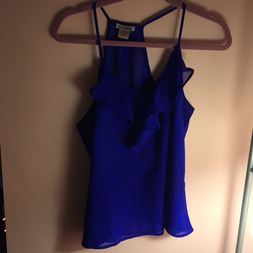 Blue tank top